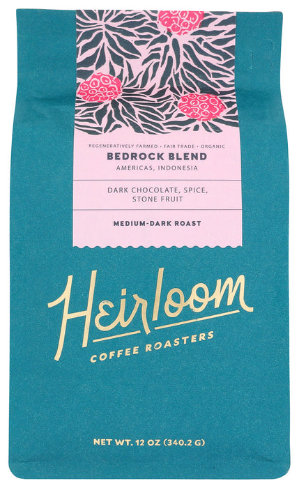 Heirloom Coffee Bedrock Blend, 12 OZ