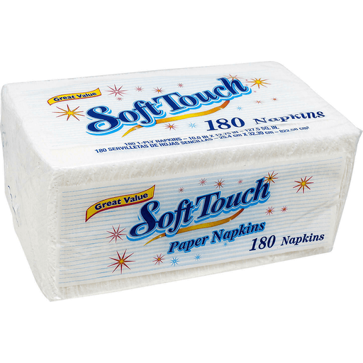 Soft Touch Napkins Paper Napkin 180ct - 1-ply