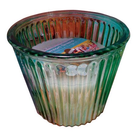 Patio Essentials S Citronella Ribbed Glass