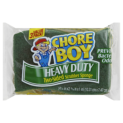 Chore Boy Heavy Duty Two-Sided Scrubber Sponge