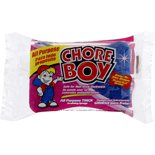 Chore Boy Scrubbing Sponge, All Purpose, Thick