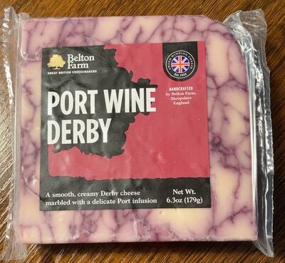 Belton Farm Cheese Derby Port Wine