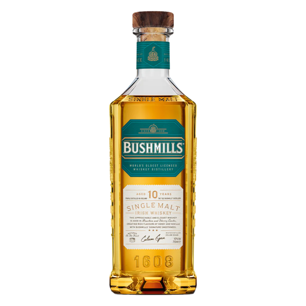 Bushmill's 10 Year Old Single Malt Irish Whiskey 750ml