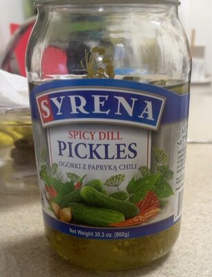 Syrena Spicy Dill Pickles 30.00 Oz