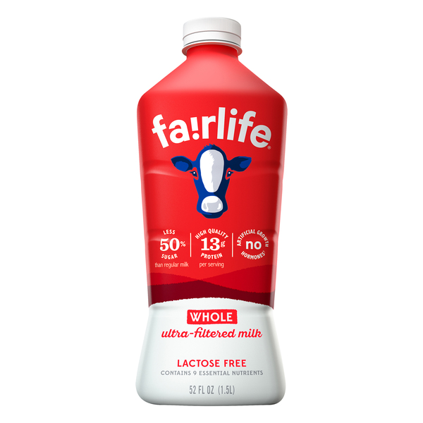 Fairlife Milk Whole Bottle, 52 Fl Oz
