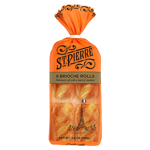 St. Pierre Brioche Rolls - 9.8oz/8ct