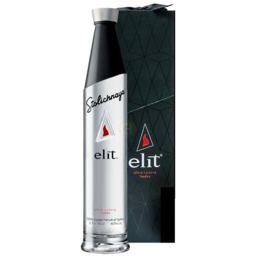 Stoli Elite Stolichnaya Elit Gift 750ml