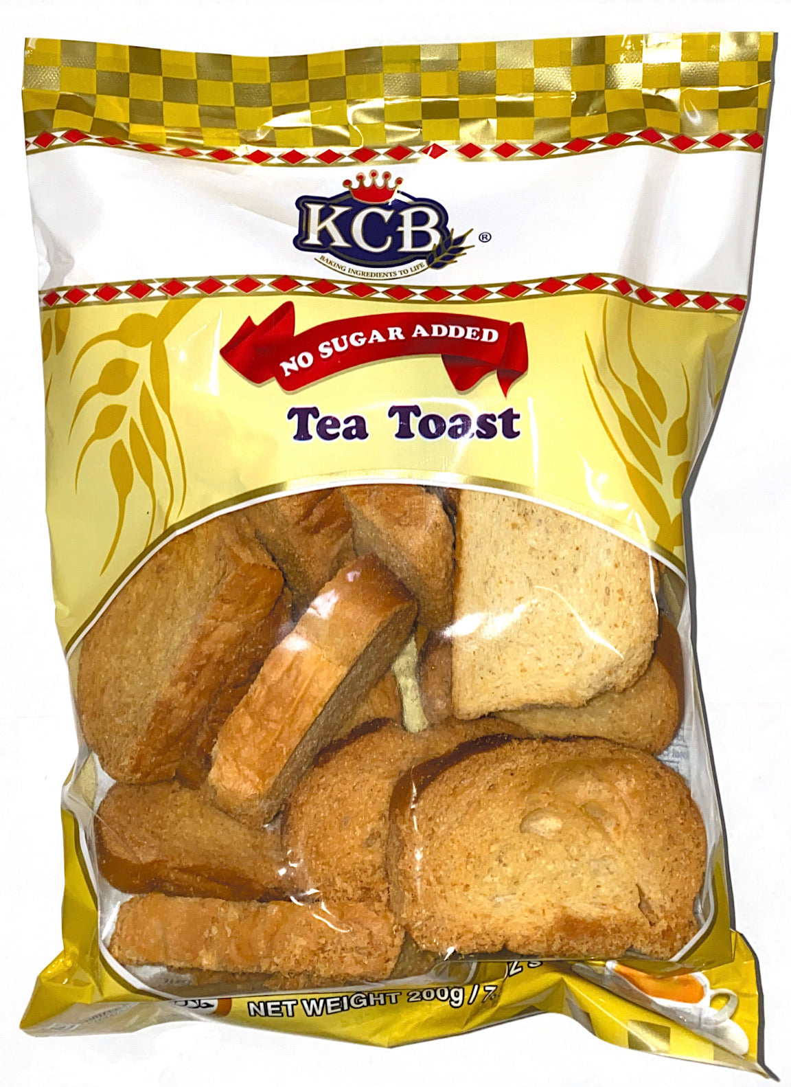 KCB Tea Rusk No Sugar 200gm