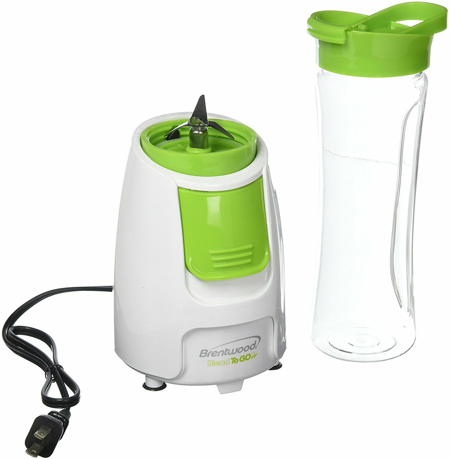 Brentwood Blend-To-Go Personal Blender In Green And White