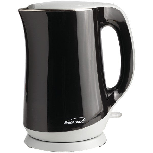 Brentwood KT-2017BK Appliances 1.7 L Cool-Touch Electric Kettle, Black