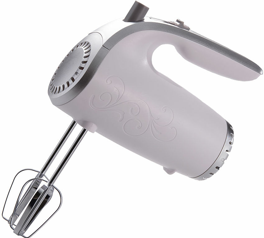 Brentwood 5 Speed Hand Mixer In White