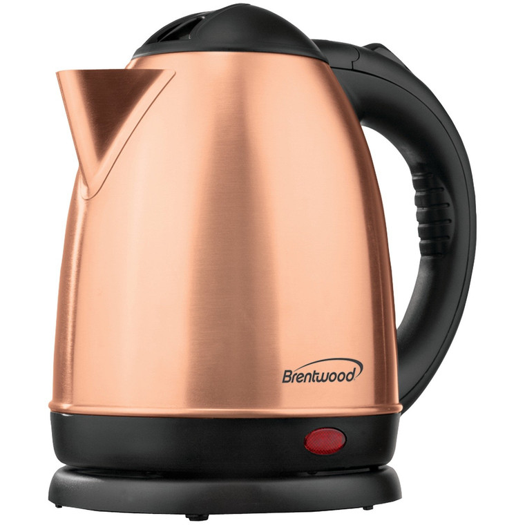 Brentwood KT-1780RG Cordless Electric Kettle Stainless Steel, 1.5L, Rose Gold