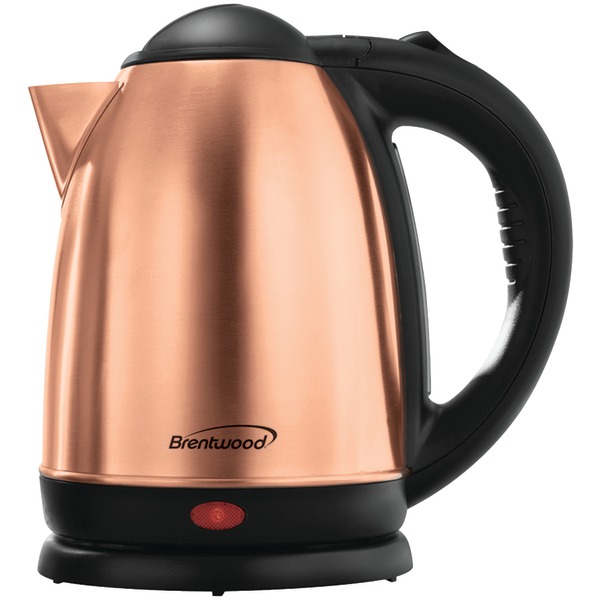 Brentwood KT-1790RG 1.7L Stainless Steel Cordless Electric Kettle, Rose Gold