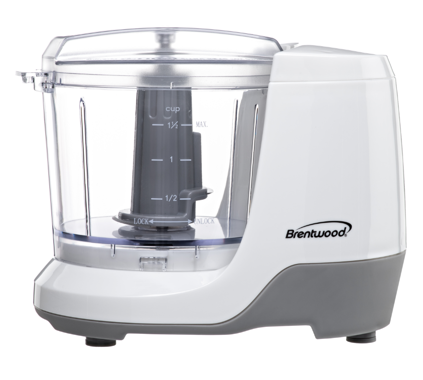 Brentwood 1.5 Cup Mini Food Chopper In White