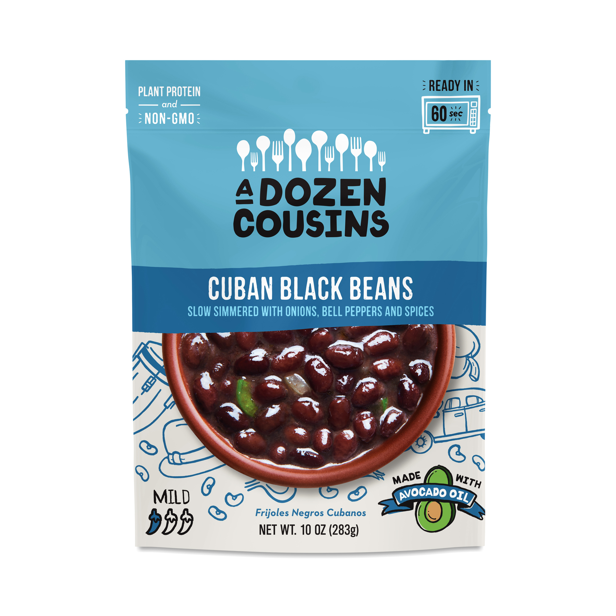 A Dozen Cousins Cuban Black Beans - 10oz