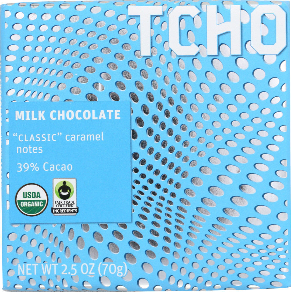 Tcho Chocolate Bar Milk Classic, 2.5 Oz