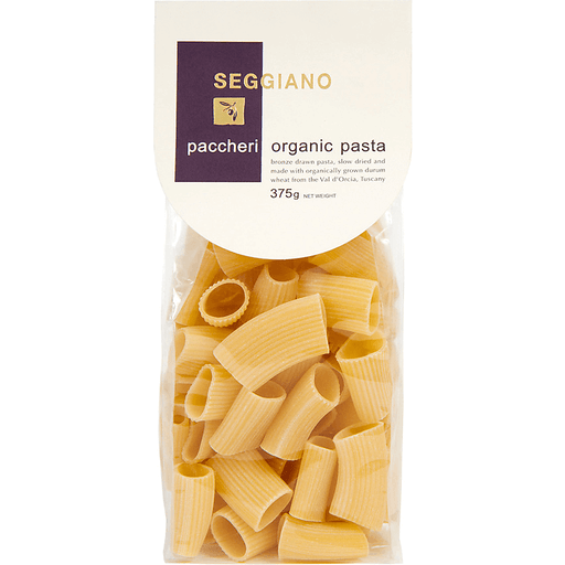 Seggiano Organic Paccheri Pasta – Case Of 8 – 13.25 Oz