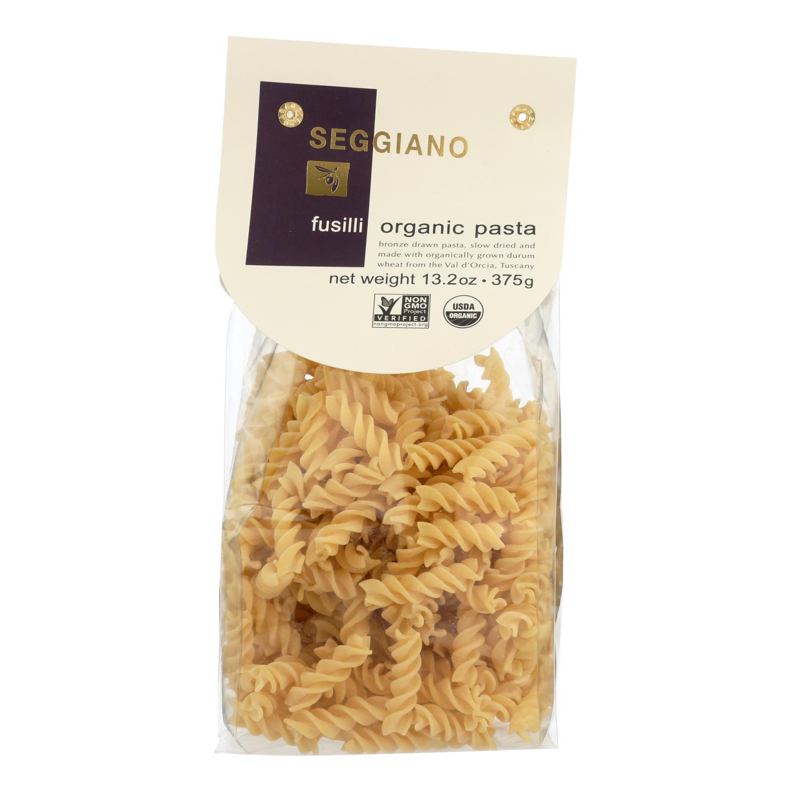 Seggiano Organic Fusilli Pasta – Case Of 8 – 13.2 Oz