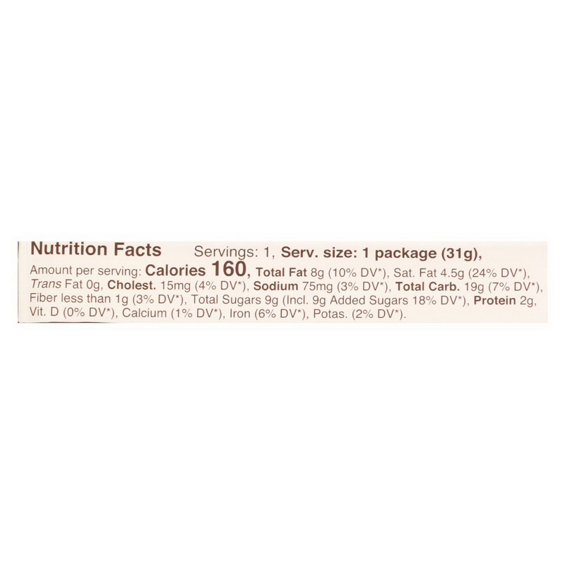 Michel et Augustin Cookie Squares With Dark Chocolate - Case Of 18 - 1.07 Oz