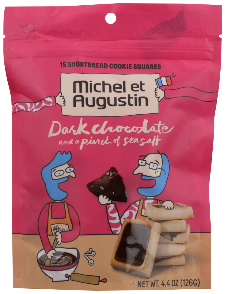 Michel Et Augustin Cookie Squares, Shortbread, Dark Chocolate And A Pinch Of Salt