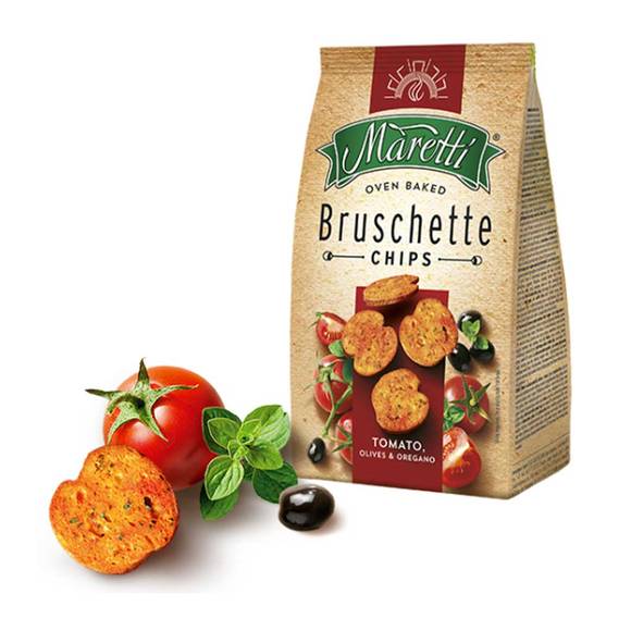 Bruschette Maretti Tomato, Olives & Oregano 142g