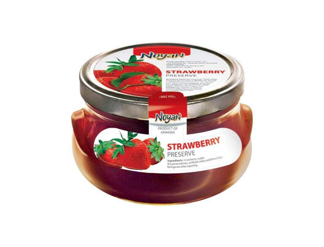 Noyan Preserve 1 Lb. 100% Natural (Kosher) (Strawberry)