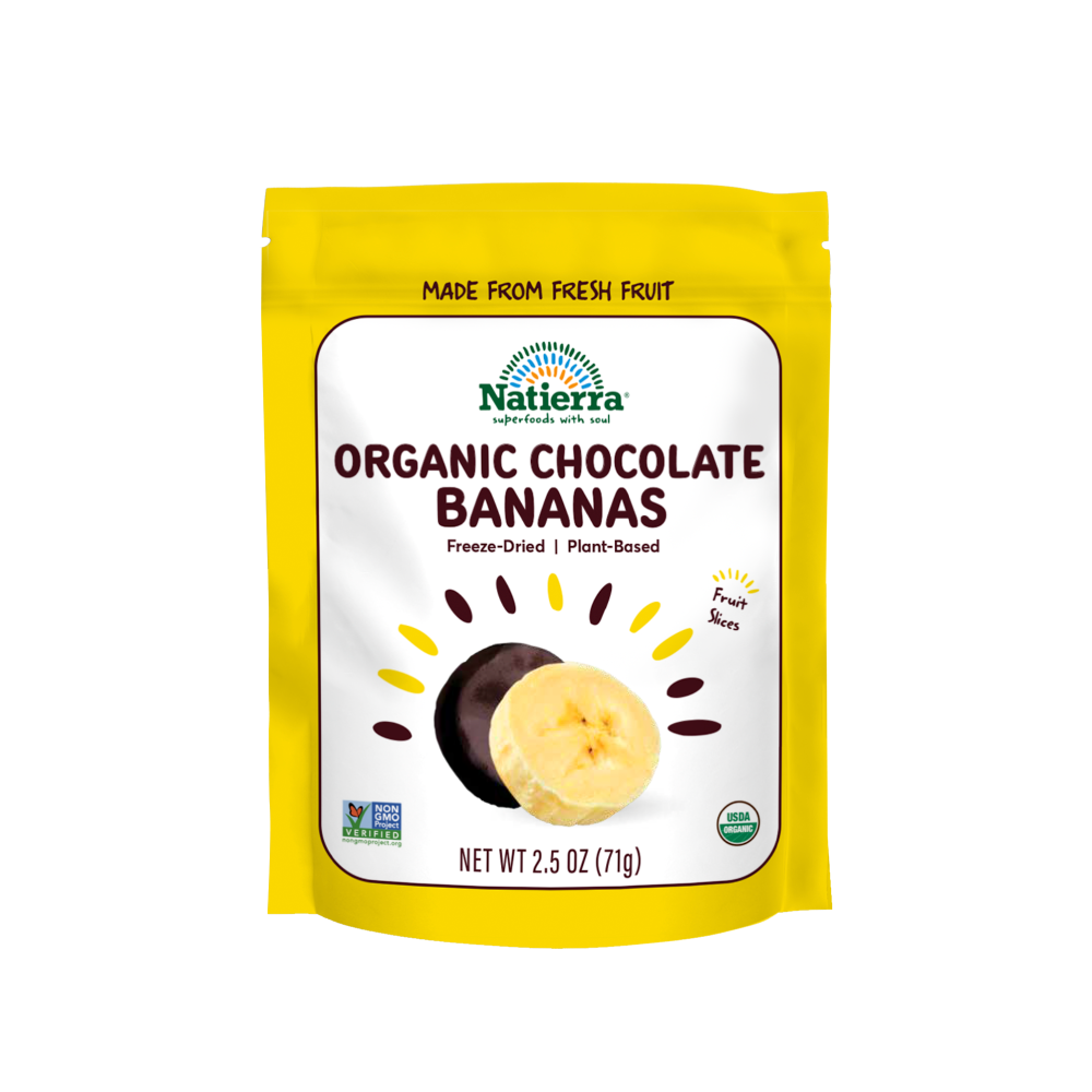Natierra Organic Chocolate Slices, Banana