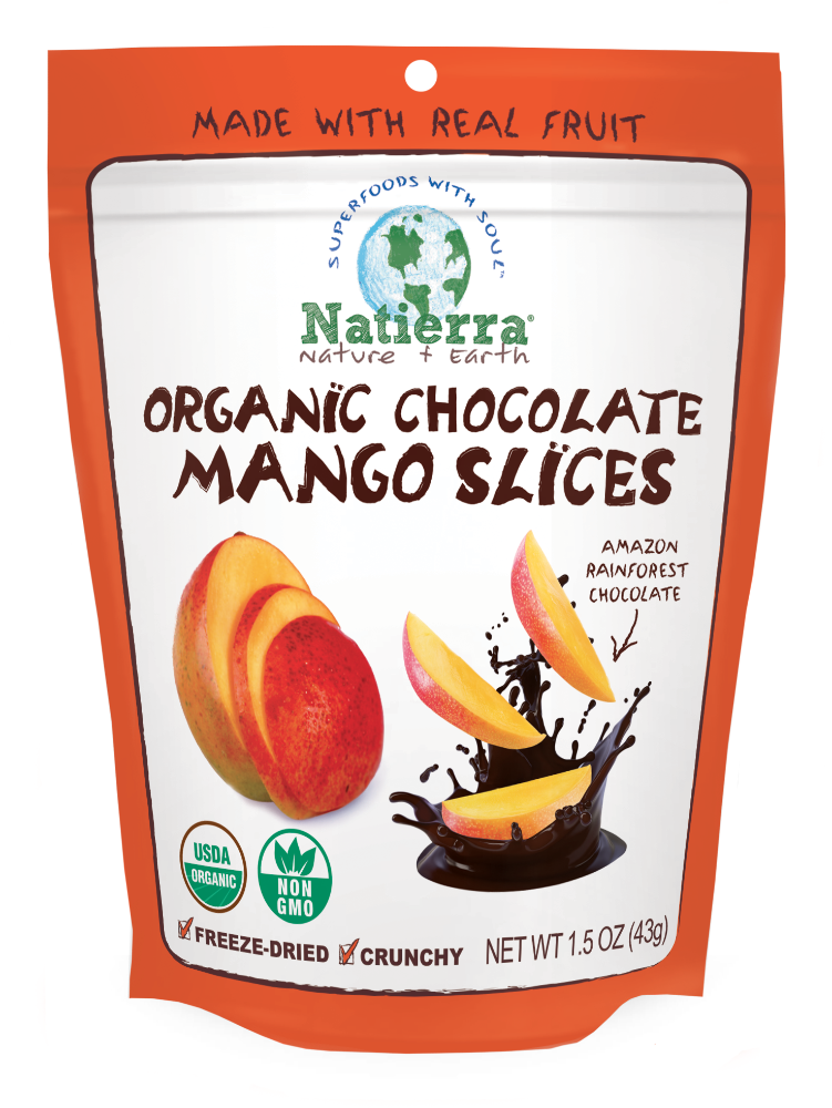 Nature's All Natierra Organic Chocolate Mango Slices