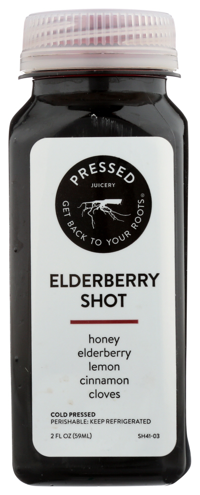 Pressed Juicery Elderberry Shot, 2 Oz
