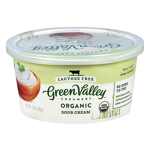 Green Valley Creamery Organics Organic Lactose Free Sour Cream 12.00 Oz