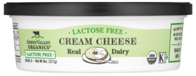 Green Valley Or Low-FatCream Cheese, 8 Ounce