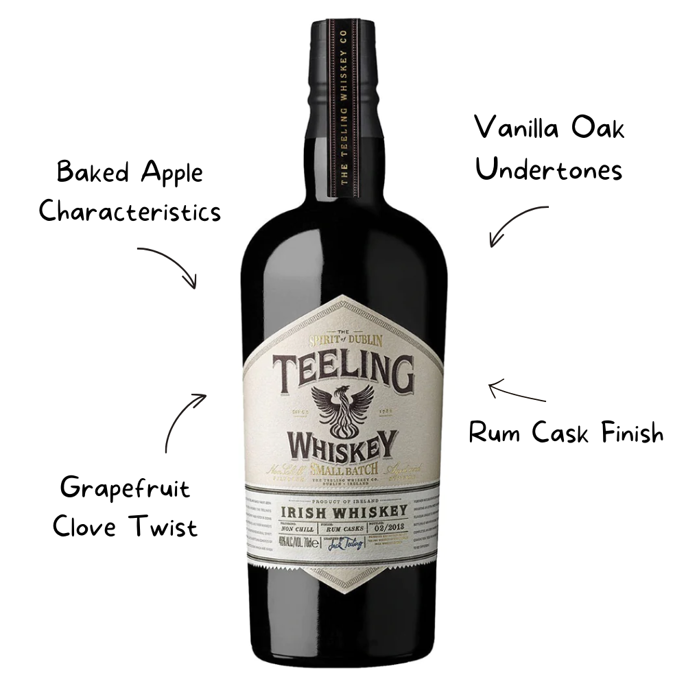 Teeling Whiskey Small Batch Irish 750mL Glass Bottle