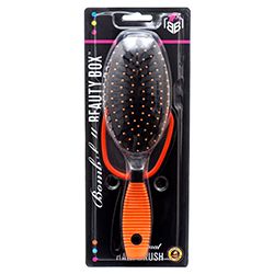 Hair Brush Paddle W/mirror Asst Color