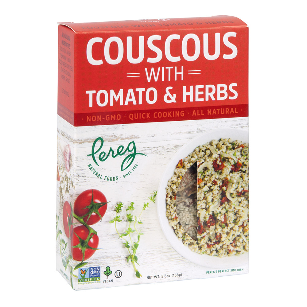 Pereg Couscous With Tomato And Herbs 5.6 Oz Box 6ct Case