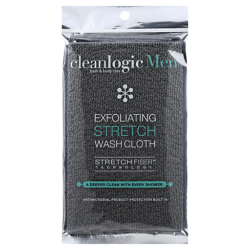 Cleanlogic Men Exfoliating Stretch Wash Cloth
