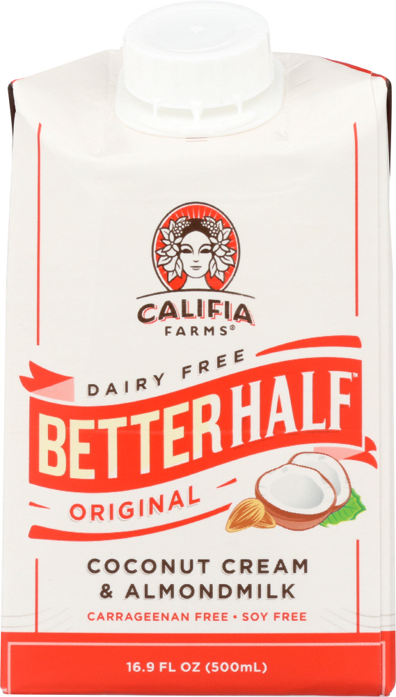 Califa Farms Califia Dairy Free Better Half Original Coconut Cream & Almond Milk 16.9 Oz