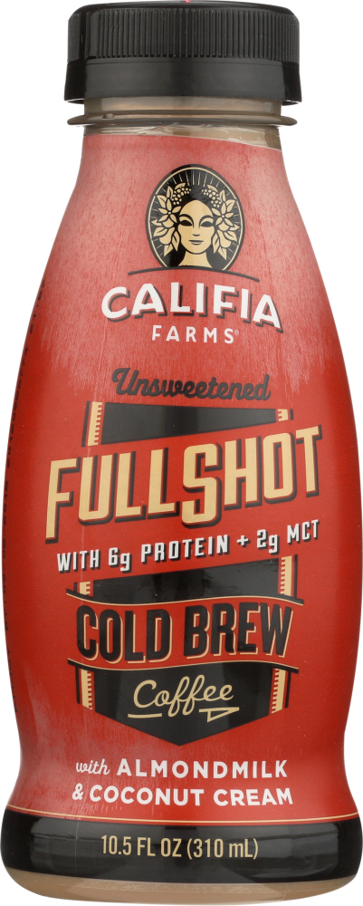Califia Farms Keto Unsweetened Coffee 10.5 Oz