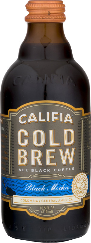 Califia Farms Coffee, All Black, Cold Brew, Black Mocha