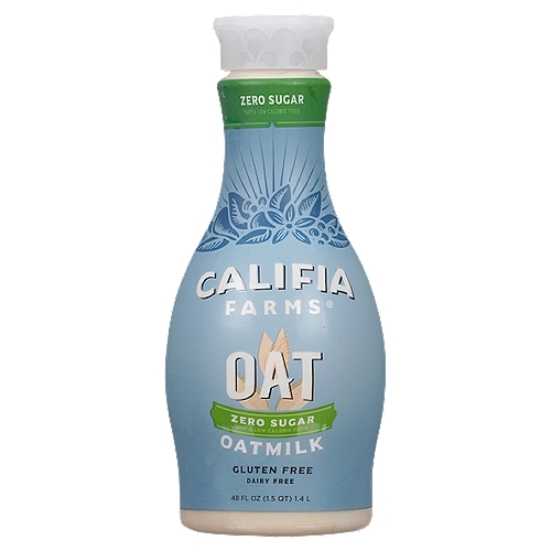 Califia Farms Zero Sugar Oat Milk - 48 Fl Oz