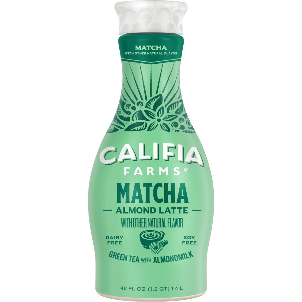 Califia Farms Matcha Almond Milk Latte Green Tea Beverage