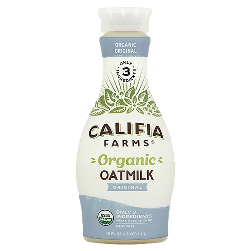Califia Farms Organic Original Oat Milk - 48 Fl Oz