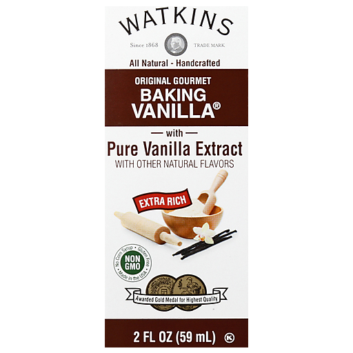 Watkins All Natural Original Gourmet Baking Vanilla Extract 2 Fl Oz