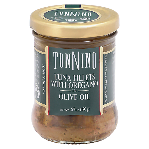 Tonnino Tuna Fillets With Oregano In Olive Oil - Case Of 6/6.7 Oz