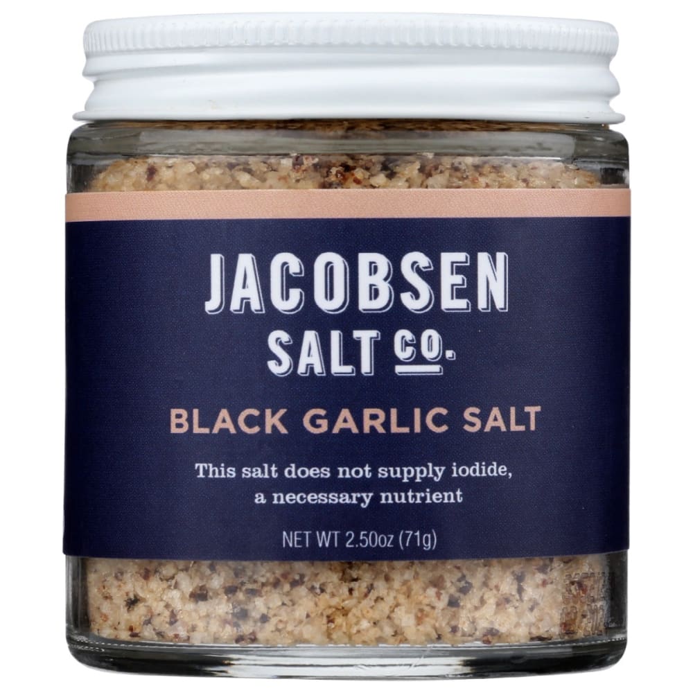 Jacobsen Salt Co. Black Garlic Infused Sea 2.5oz (71g)