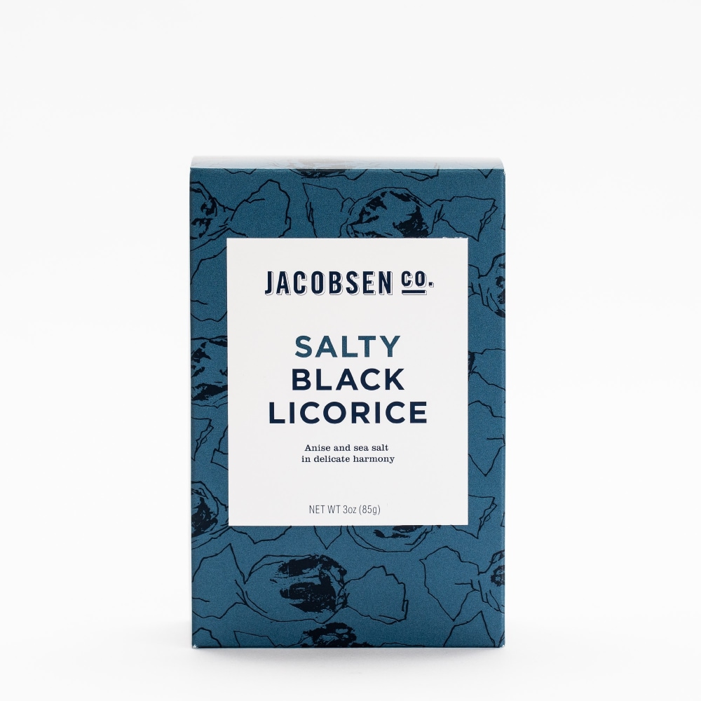 Jacobsen Salt Co. Licorice Black Salty, 3 Oz