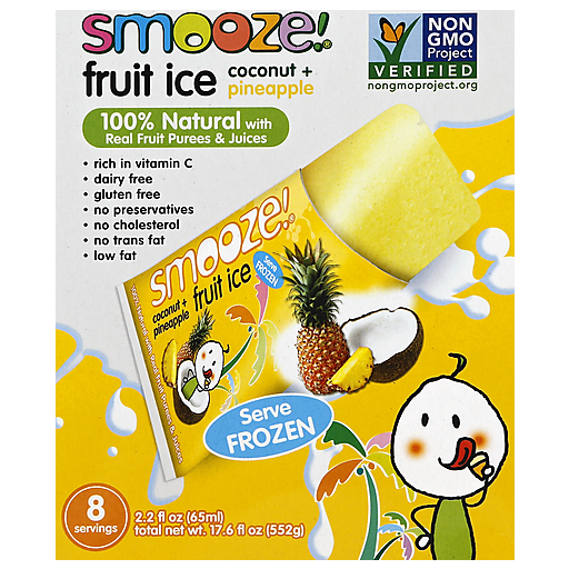 Smooze Fruit Ice Coconut W/Pineapple