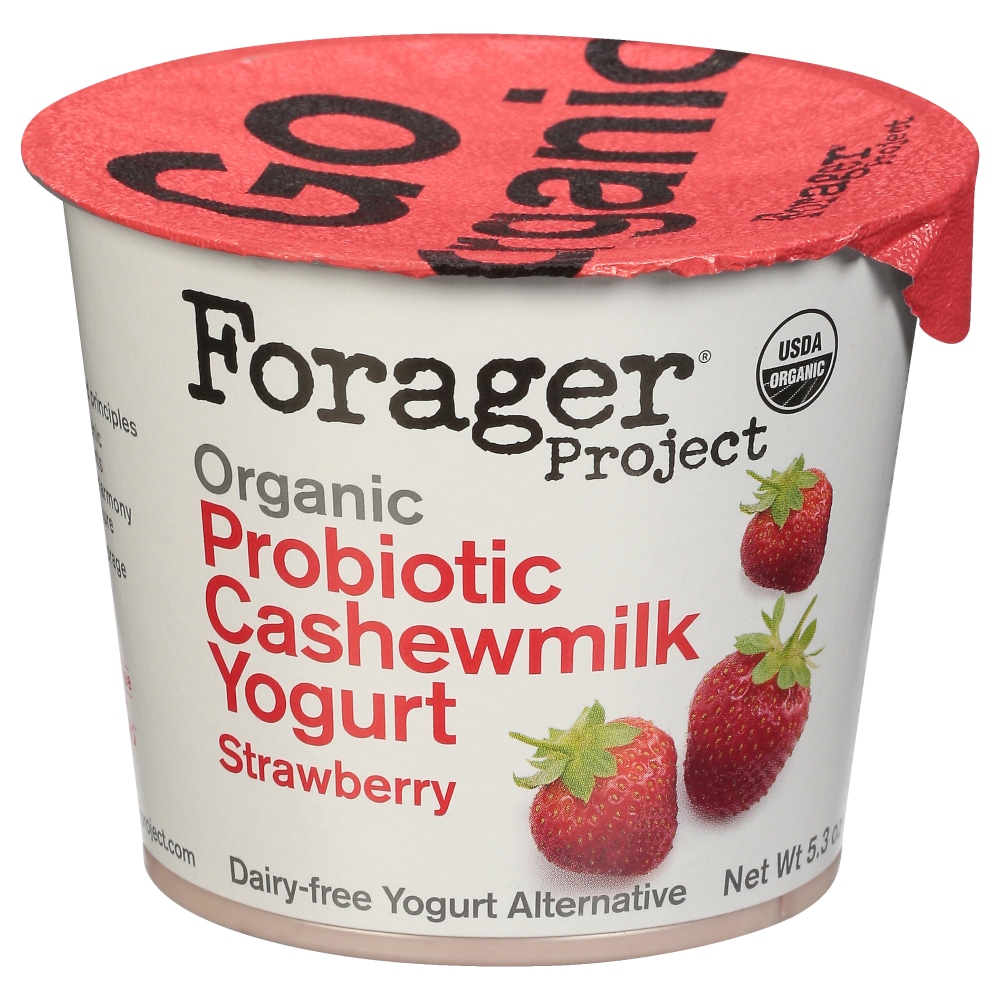 Forager Project Organic Dairy Free Strawberry Yogurt 5.30 Oz