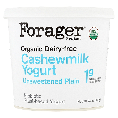 Forager Project Organic Probiotic Unsweetened Plain Cashewmilk Yogurt