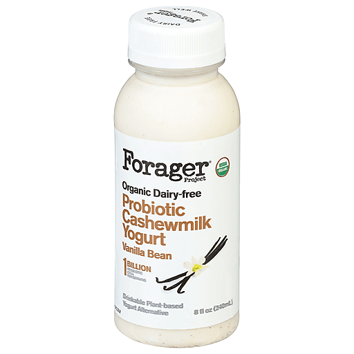 Forager Project Cashewmilk Yogurt, Organic, Dairy-Free, Vanilla Bean, Probiotic 8 Fl Oz