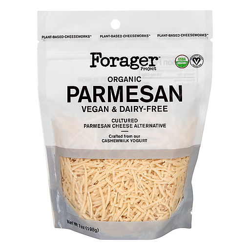 Forager Project Grated Parmesan Vegan Cheese, 7oz